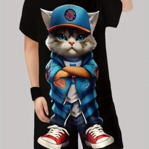 Stylish 3D Printed Outfit for Boys