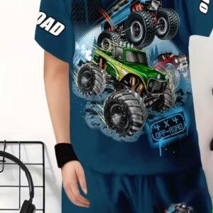 Boys' Breathable Printed T-shirt