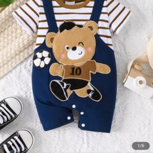 Newborn baby Embroidery regular body suit