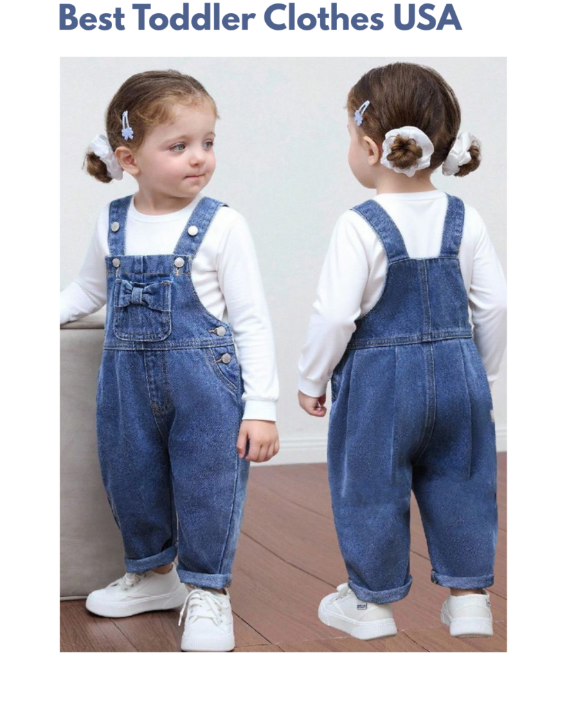 best toddler clothes usa denim outfit