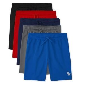 Kids Basketball Shorts 2 Pack-Boys' Performance